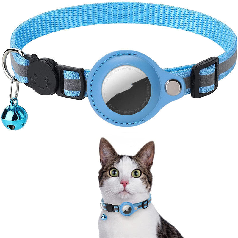 Reflective Collar Waterproof Holder Case For Airtag Nylon Collar