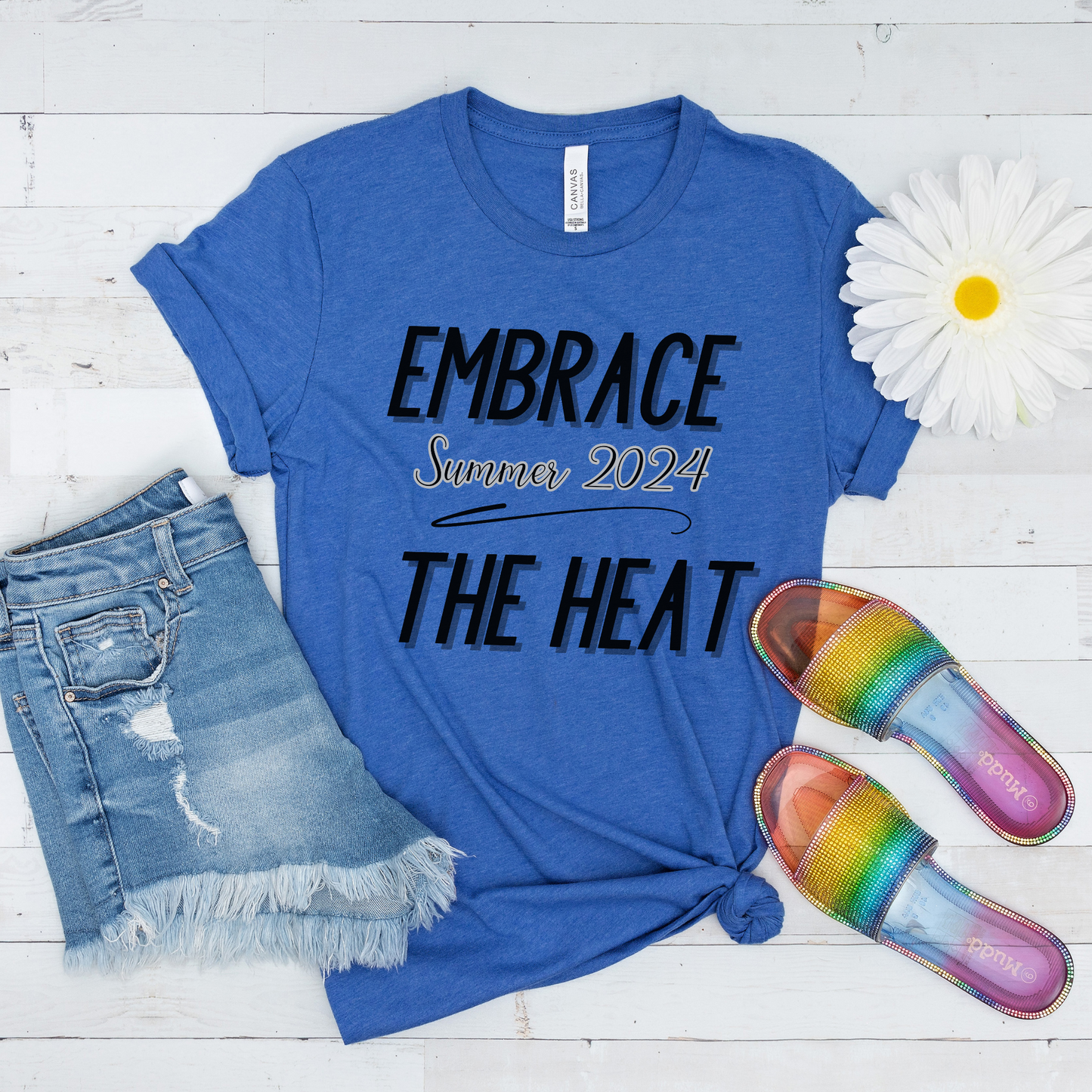 Embrace the Heat Summer 2024 Athletic Competitive Spirit Tee