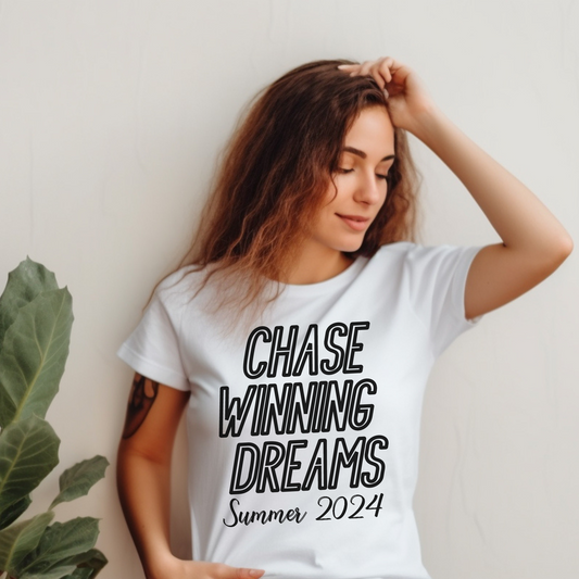 Chase Winning Dreams Summer 2024 Athletic Competitive Spirit Tee