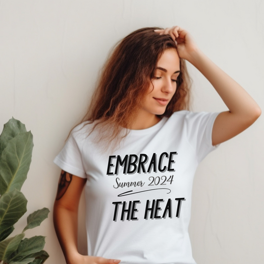 Embrace the Heat Summer 2024 Athletic Competitive Spirit Tee