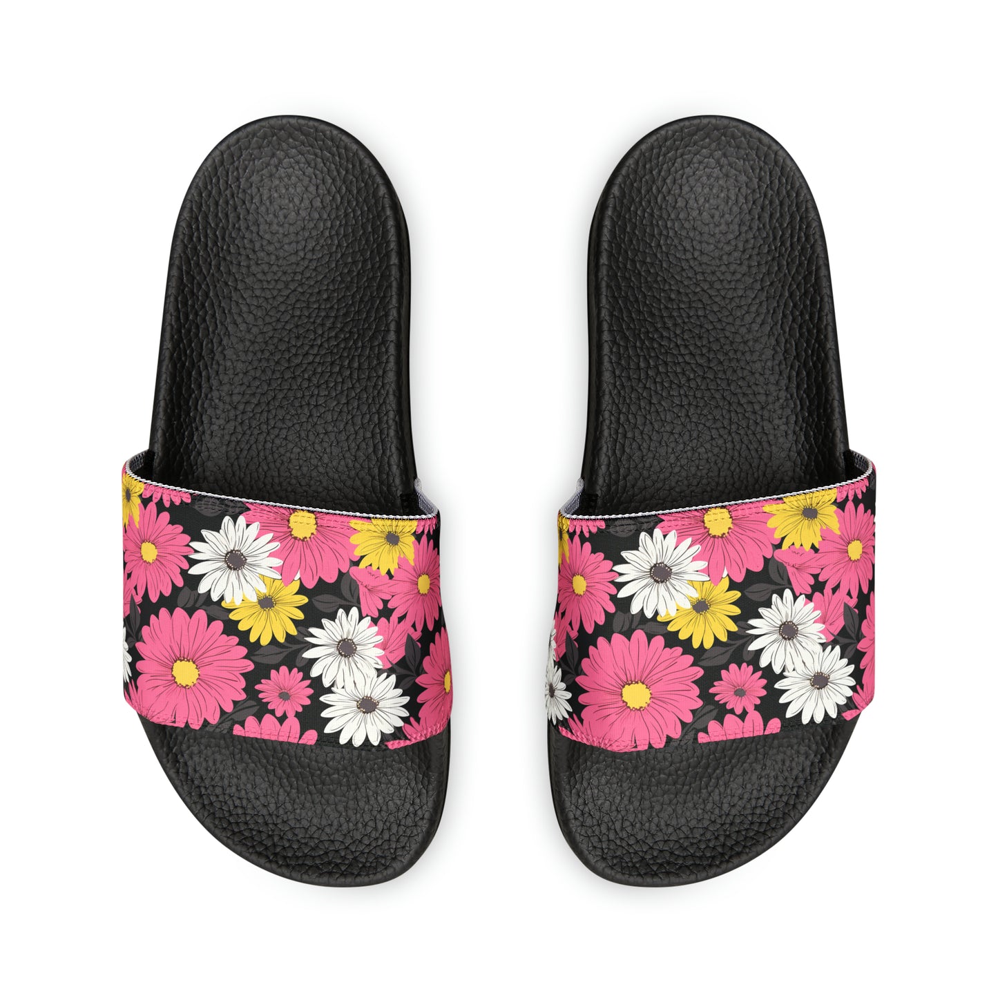 Flowers and Comfort for Her, Women's PU Slide Sandals