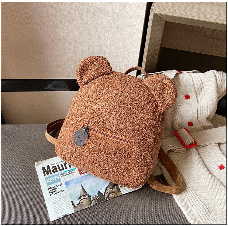 Bear Backpacks Portable Children Travel Shopping