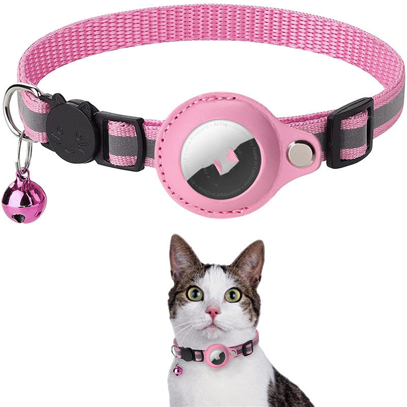 Reflective Collar Waterproof Holder Case For Airtag Nylon Collar