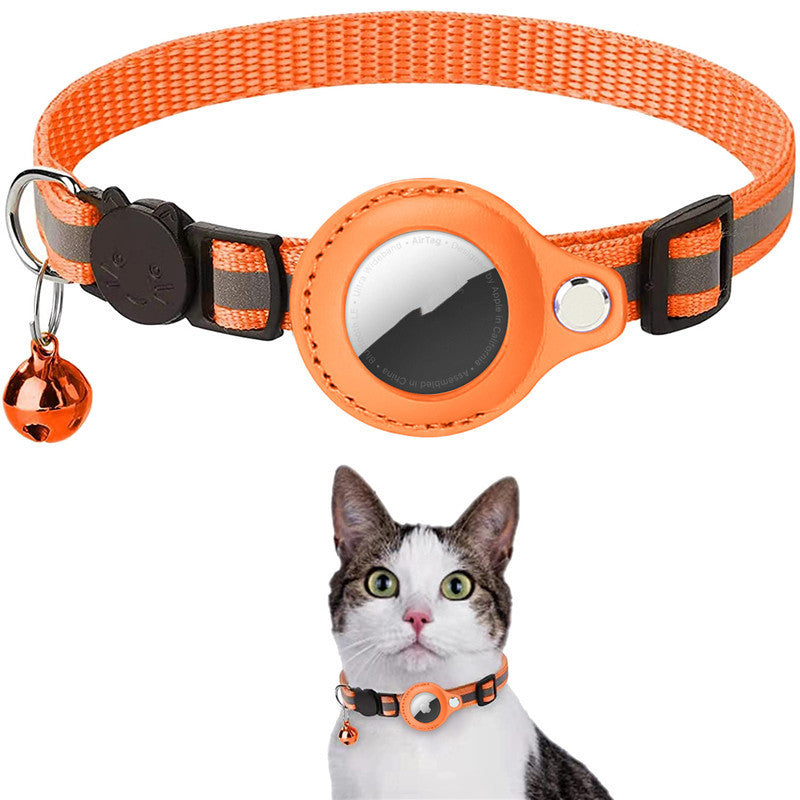 Reflective Collar Waterproof Holder Case For Airtag Nylon Collar