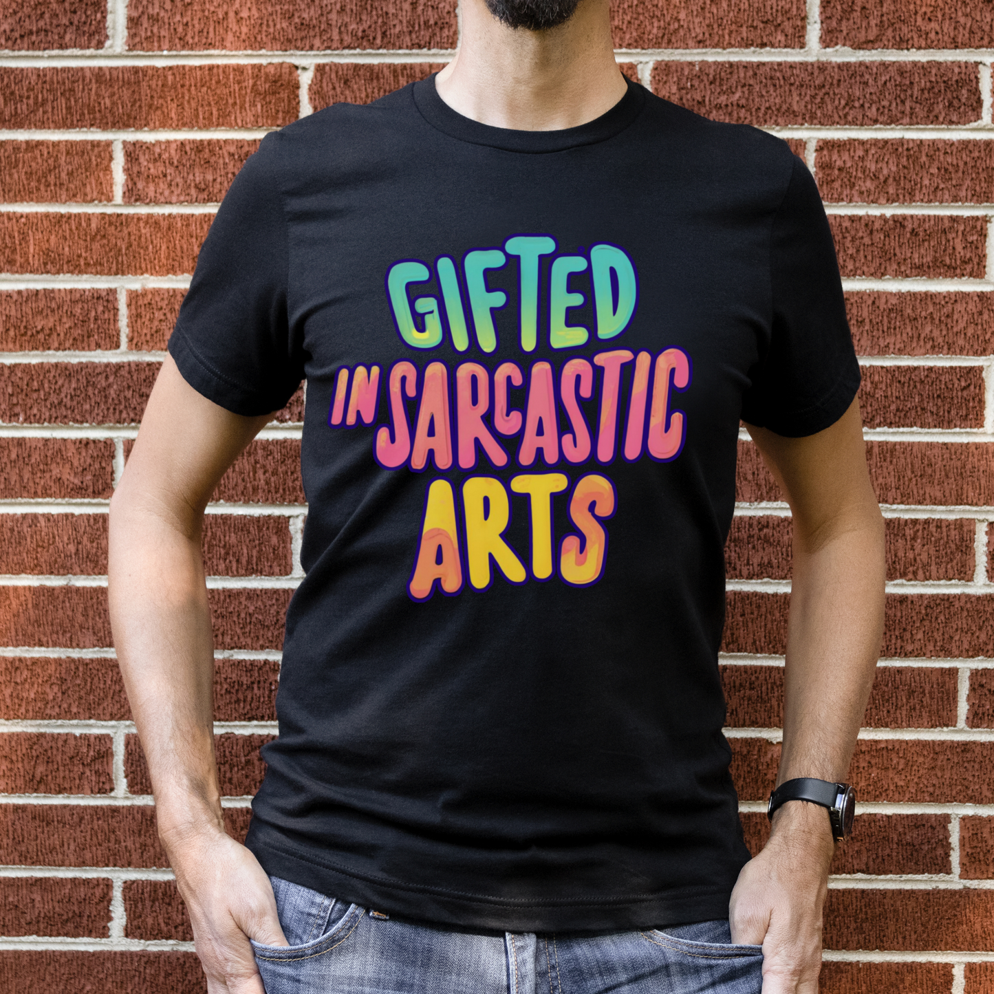 Gifted In Sarcastic Arts Unisex Jersey Short Sleeve Tee