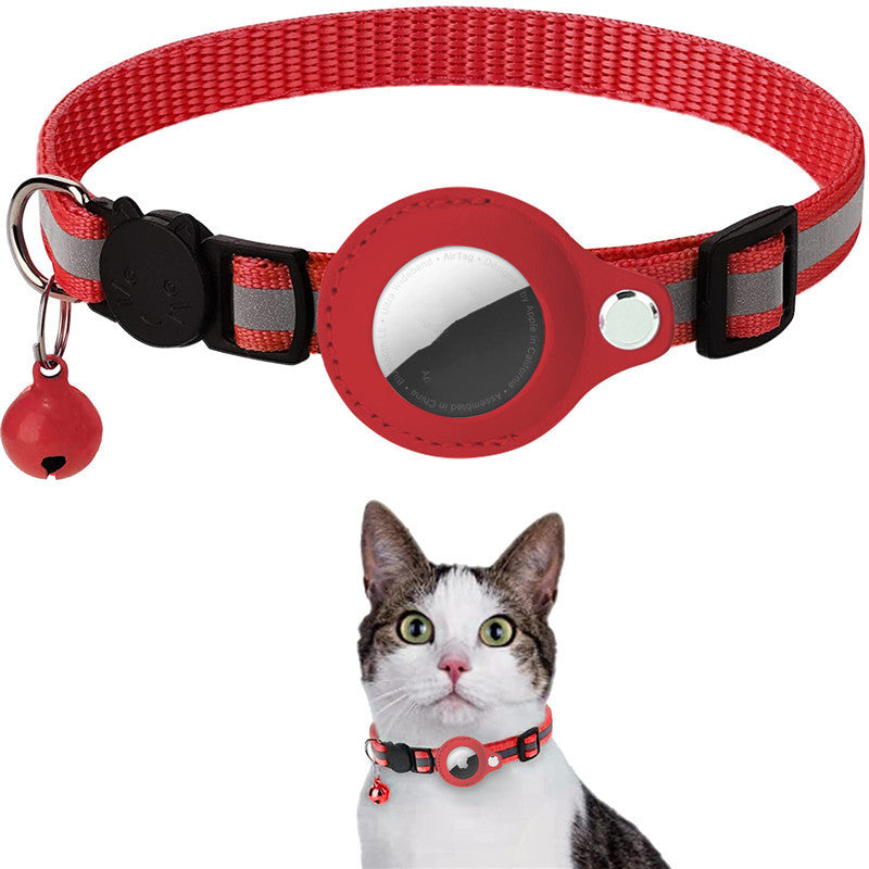 Reflective Collar Waterproof Holder Case For Airtag Nylon Collar