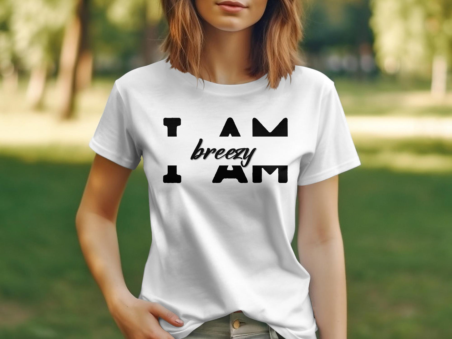 I Am Breezy - An encouraging and motivating Affirmation Quote T-shirt