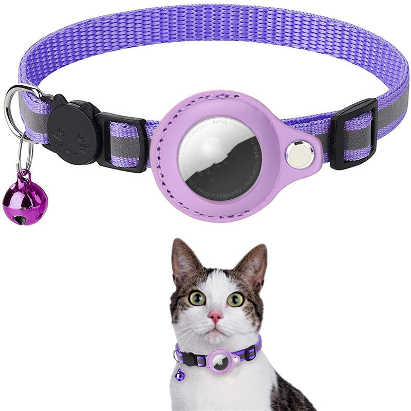 Reflective Collar Waterproof Holder Case For Airtag Nylon Collar