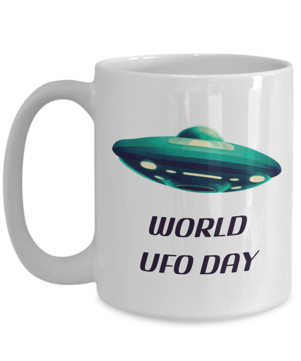 World UFO Day! Mug 15oz mug Choose your Date, or Celebrate Both June 24 and July 2